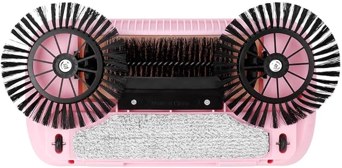 Household Hand Push Sweeper Broom Pan Floor Tools e Hand Swee for Home, Efficient Floor Sweeper for and Debris (Pink)