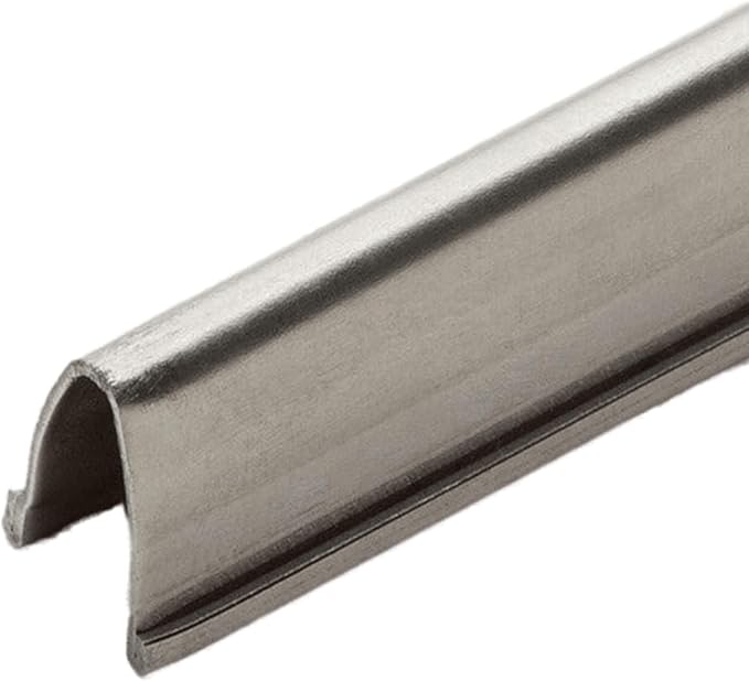 Sliding Door Repair Track Cover Repair Worn Damaged Sliding Glass Door Repair Horizontal Sliding Window Tracks Stainless Steel | Track Replacement for Patio Glass Door Repair (4 Feet)