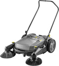 Kärcher Pro Walk Behind Outdoor Push Sweeper, KM 70/20 C 2SB, Two Bristle Brushes, Sweeps up to 20,000 ft²/h - 11 Gallon Capacity - for Commercial Use in Warehouses, Workshops, and More
