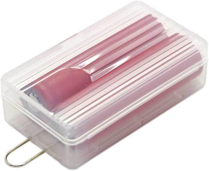 Fielect 18670 18650 CR123A 17670 Battery Storage Case Holder Organizer Box Transparent