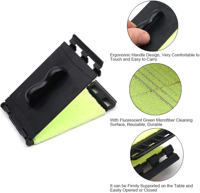 SAPHUE Guitar String Cleaner Clean Fretboard Cloth Tool Scrubber for Cleaning Maintenance Care Kit for Violin/Bass/Ukulele/Electric Guitars and Other Musical Instrument 2 Pack