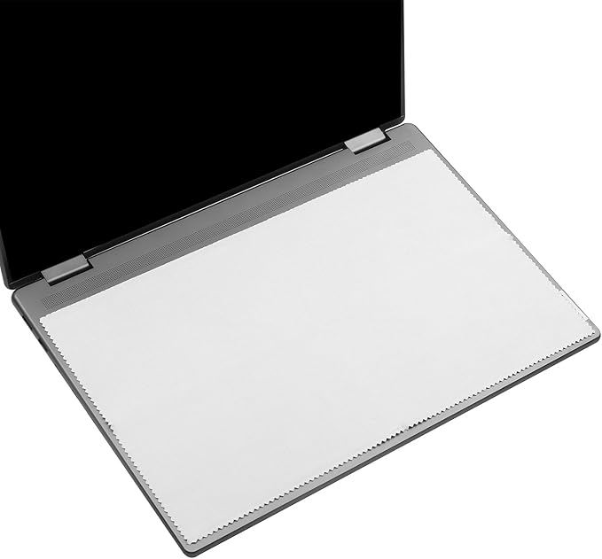 2 Pack 17-17.3 inch Microfiber Liner Cleaning Cloth with Screen Keyboard Imprint Protection for HP/DELL/Lenovo/ASUS/Acer/Samsung/MSI/LG, etc. (Compatible with 17-17.3 inch Laptops with Numeric Keypad)
