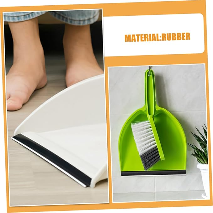 4Pcs Durable Rubber Dustpan Lip Edge Strips for Efficient Cleaning and Dust Containment Lightweight and Reliable Replacement Accessories for Home and Office Use