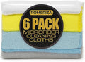 6‑Pack Microfiber Cleaning Cloths – Reusable, Lint‑Free Multi‑Color Towels for Kitchen, Car, Glass & Bathroom, Machine‑Washable Multipurpose Cleaning Rags