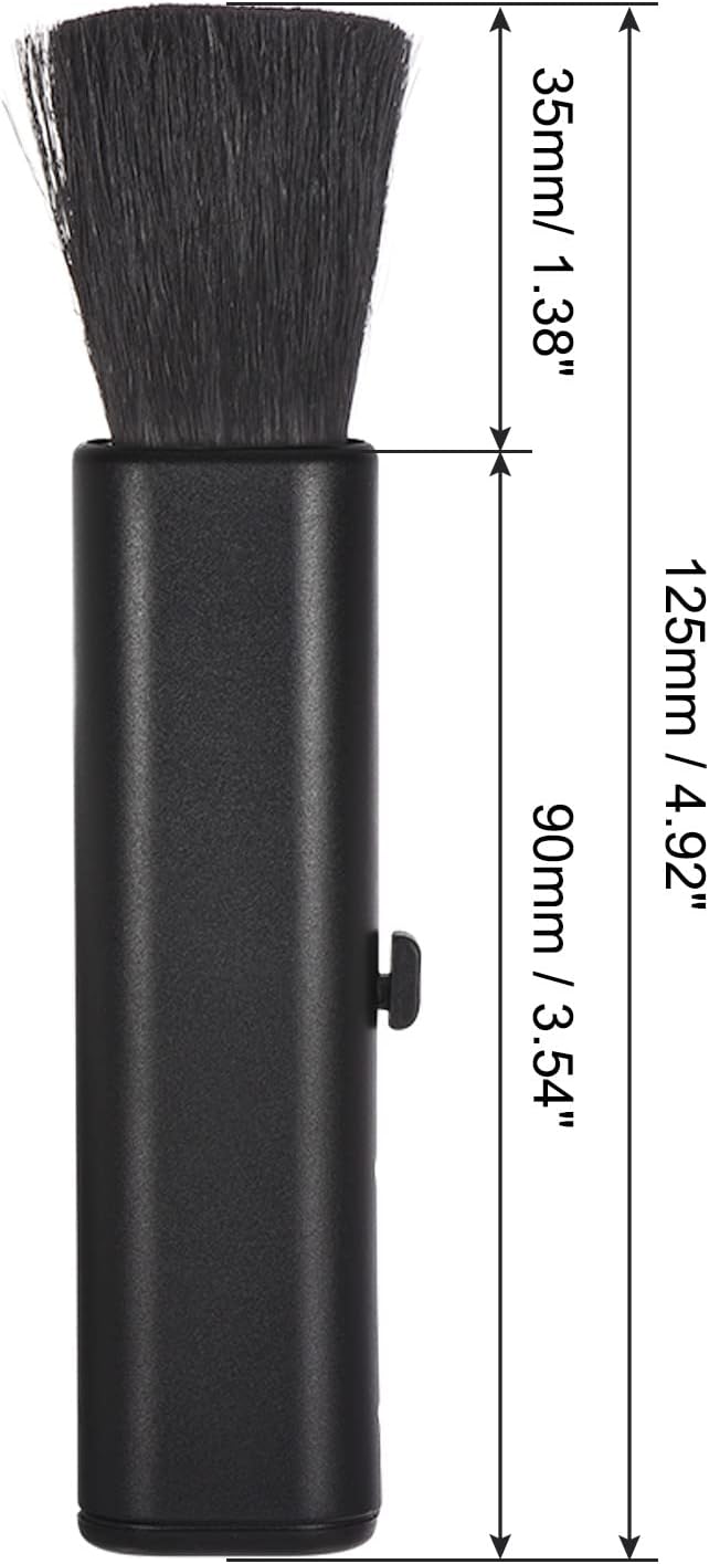PATIKIL Keyboard Cleaning Brush, Telescopic Type Window Groove Cleaning Brush, for Laptop Computer Keyboard Window Black