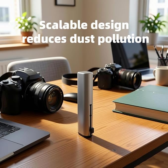 2psc Scalable Dusting Brush for Cleaning Vinyl Record, Digital Camera, Keyboard