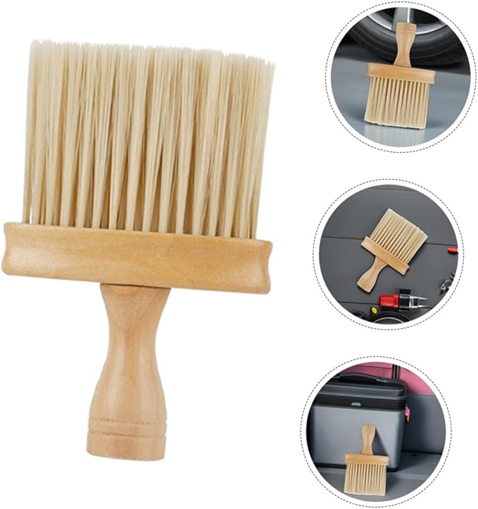 3pcs Car Air Vent Cleaning Brushes Set with Soft Bristles for Automotive Interior Detailing, Dust Remover Tool for Air Conditioner Vents and Door Slots