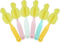 ponge Bottle Brush 6PCS Sponge Nipple Brushes Baby Bottle Nipple Cleaning Brush Long Handle Baby Milk Bottle Brush (6PCS)