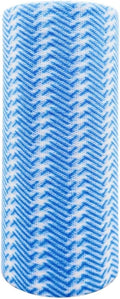 SUZZYVINE Disposable Cleaning Cloths Reusable Kitchen Towels Dish Cloths Dish Towels Dry Handi Wipes Reusable Cloth for Kitchen, Multi-use Cleaning Rolls Blue Cleaning Rags, 100 Pcs/Roll
