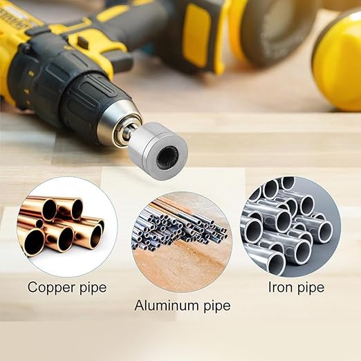 1/2" & 3/4" Metal Copper Pipe Cleaner, Copper Tube Pipe Cleaning Brush and Heavy Duty Tube Cleaning Brush for Professional Plumbers and Industrial Purposes