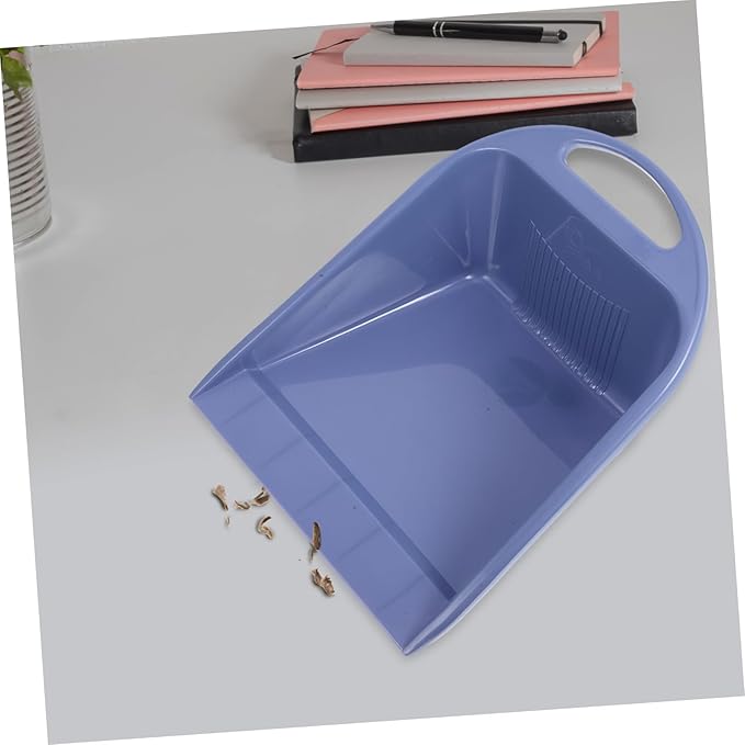 Portable Handheld Dust Pan for Home Cleaning Small Plastic Debris Collection Scoop Handle for Daily Use and Outdoor Cleanup