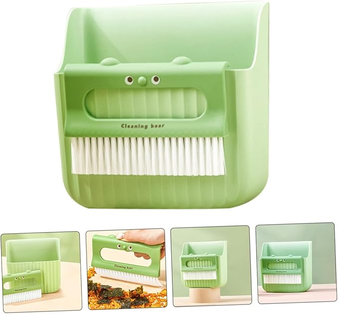 Mini Broom Set Dustpan Brush Carpet Sweeper for Desktop Outdoor Car Detailing