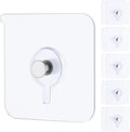 Uniclife 10 Pcs Self Adhesive Picture Hooks 33 Max lbs Load No Drill Screw Stickers Heavy Duty Picture Hangers Without Nails Wall Hooks for Hanging Waterproof Hangers Sticky Hook for Bathroom Kitchen