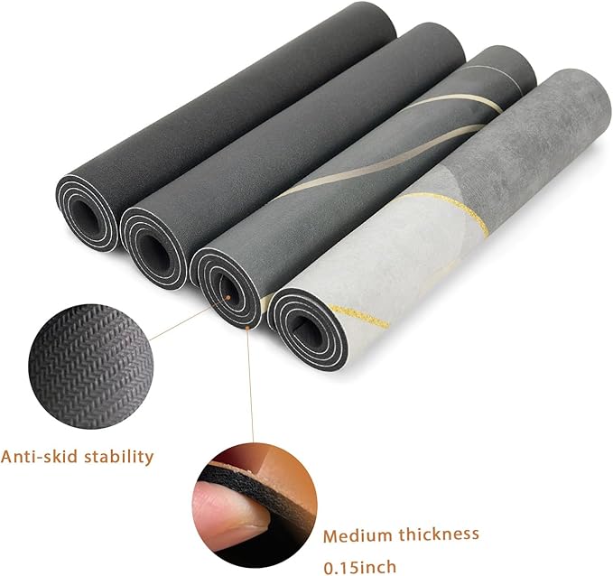 Espresso Mat 20x12 Inch,Gray Geometric Appliance Mat, Absorbent Hide Stain Rubber Backed Dish Drying Mat for Kitchen Counter, Mats for Countertops, Under Coffee Bar Maker Machine Pot Espresso Machine