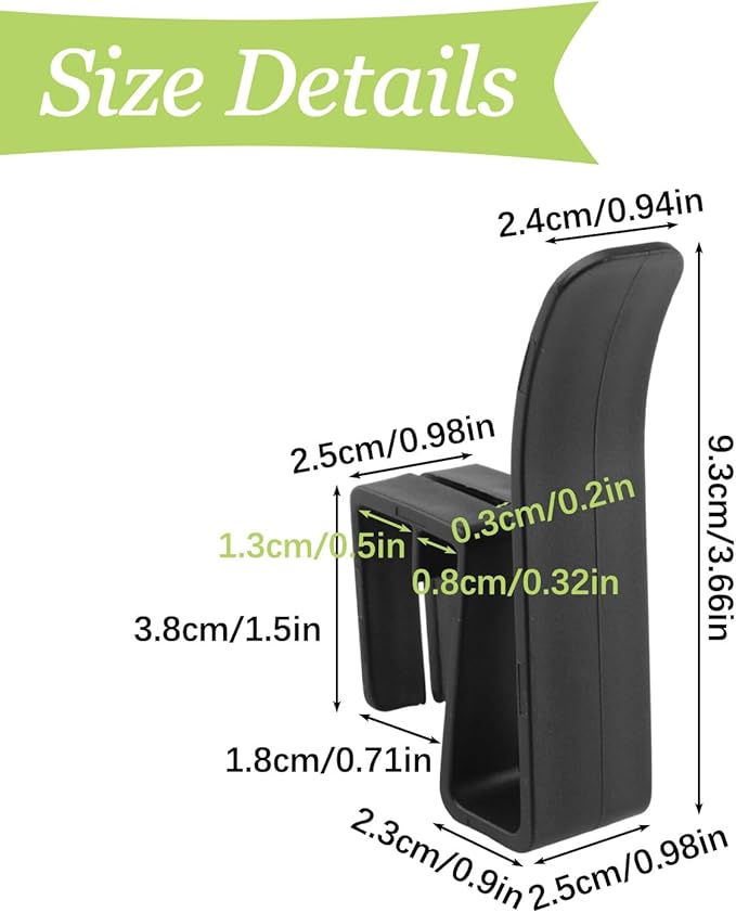Cup Drying Hooks, 8Pcs Glass Bottle Drying Rack Shelf Basket Rack Hooks Cup Stand Holders for Dish Drainer Rack (Black)
