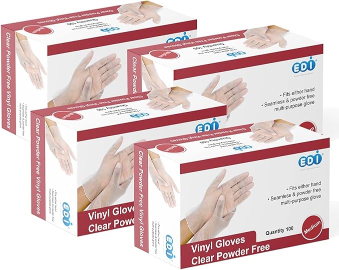 EDI Disposable Vinyl Gloves