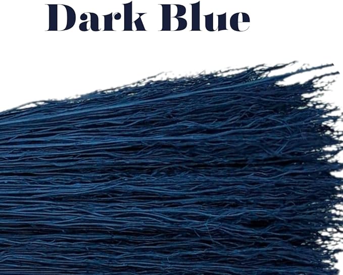 20" or 16" Broom Corn, 1/2 lbs Bundles, Hand Dyed by Meckley Brooms (20.00, Dark Blue)