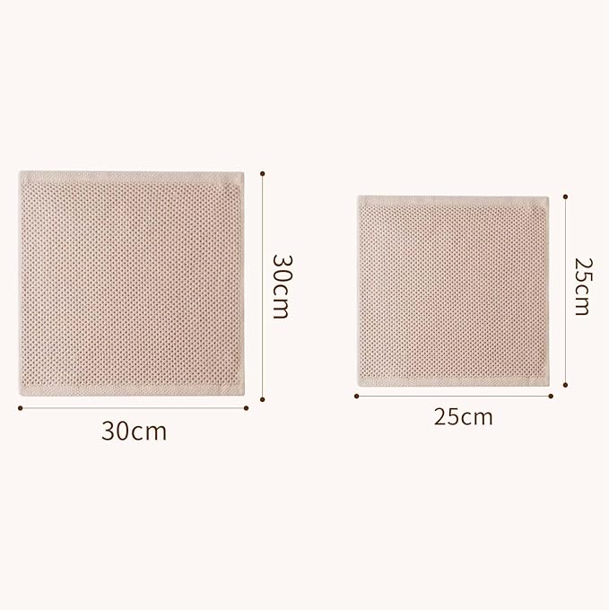 100% Cotton Kitchen Dish Towels, 12x12 Inch, 8-Pack, Super Absorbent & Reusable, Quick-Dry & Lint-Free, Ideal for Kitchen, Glass, Car, and Household Cleaning