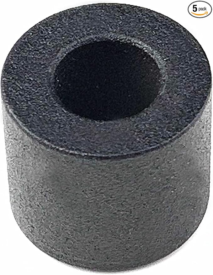 Homacer Sliding Barn Door Hardware Black Rustic 3/4“ Spacer Extender-Set of 5