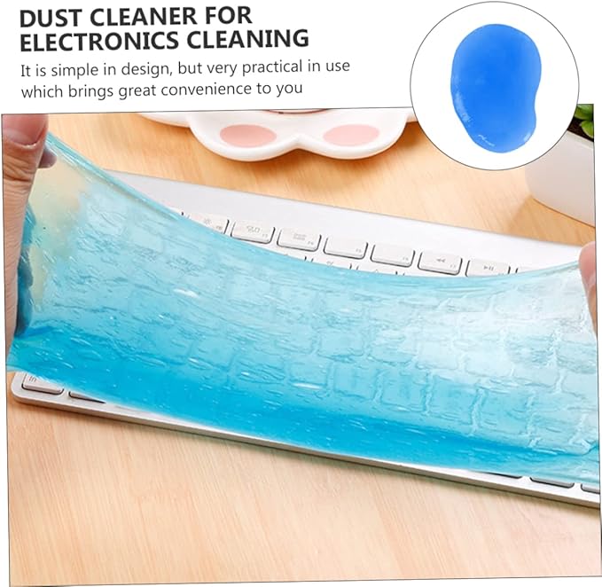 DOITOOL 20pcs Keyboard Cleaning Gel Versatile Dust Remover for and Automotive Detailing Reusable Electronics Gel for Dust Removal