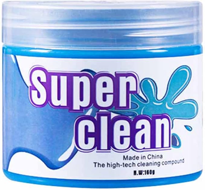 Tyenaza Dust Clean Clay, Keyboard Cleaning Gel Universal Dust Keyboard Cleaner for Car Laptop Keyboard Air Vents 5.6oz
