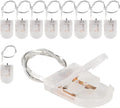 Alinan 10pcs Button Battery Holder Coin Cell Battery Holder with Switch CR2032 1 X 3V Battery Holder Battery Storage Boxes Cover with Wires On ON-Off Switch Socket Container (Clear)