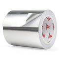 BOMEI PACK Aluminum Foil Tape,Heavy Duty Metal Foil Tape,High Temperature Silver Duct Tape,Perfect for Sealing & Patching,HVAC,Air Ducts,Insulation and Metal Repair (5 Inch)