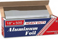 Premium Heavy Duty Aluminum Foil Roll - Strong Silver Wrap for Food Service, Restaurants, Catering and Home Kitchens - 1 Roll (18"x500 Feet)