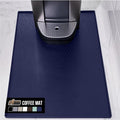 GORILLA GRIP Silicone Coffee Mat, 15x23, Espresso Machine Bar Accessories, Keep Kitchen Counters Clean, Stays in Place, Waterproof and Heat Resistant Dish Drying Mats, Home Decor Essentials, Navy