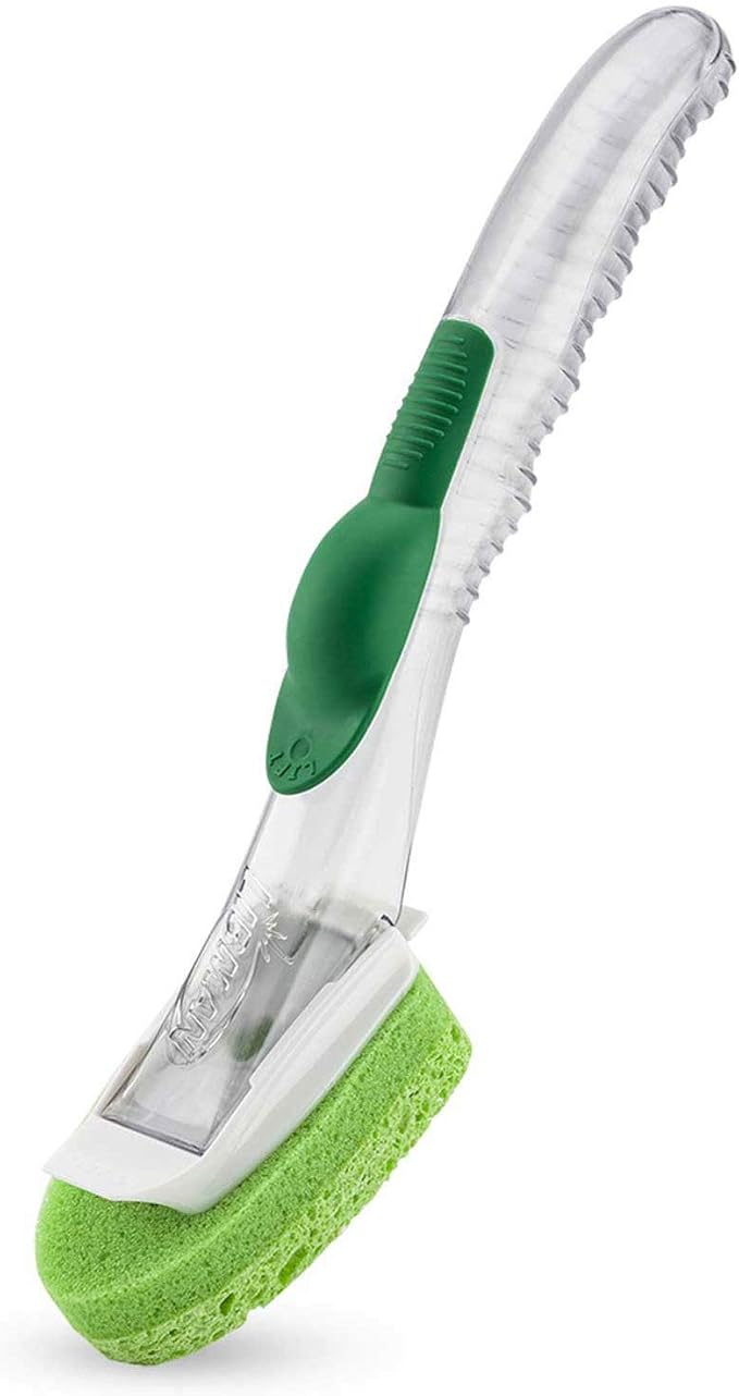 Libman 1130 Gentle Touch Foaming Dish Wand with Scraper Edge