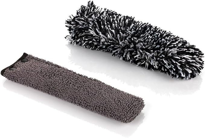 Detail Factory - Wheel Brush Kit with Interchangeable Microfiber Covers - Ultra-Soft Cleaning, Washing and Detailing Wheels, Tires, and Rims - Octane Underglow