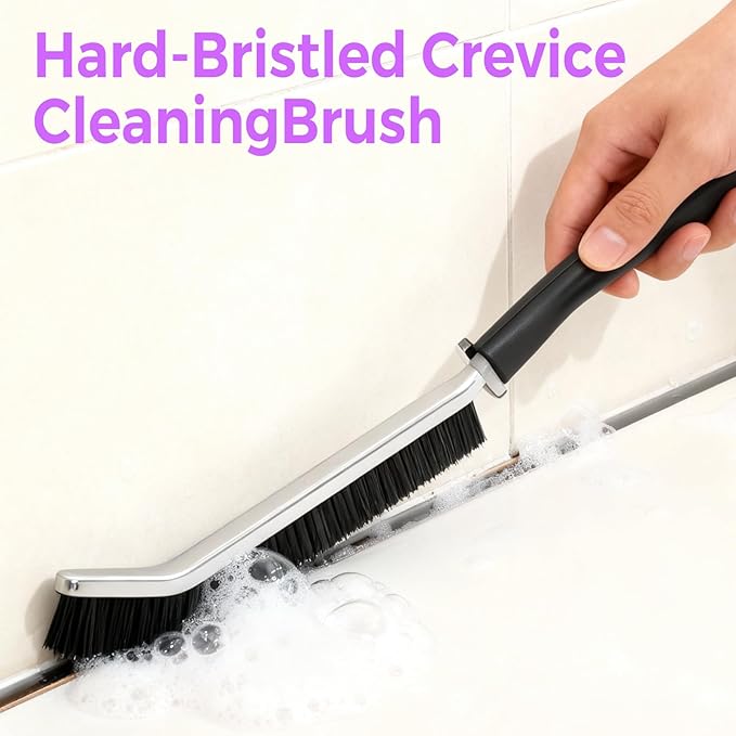 Detail Cleaning Brush Set of 3, Hard Bristle Gap Brushes