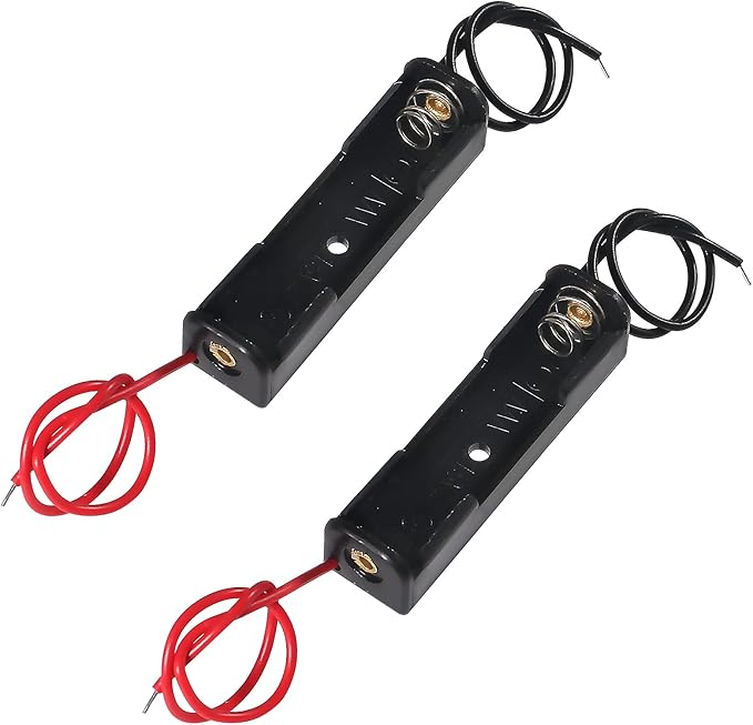 DIANN 8pcs AAA Battery Holder 2pcs AAA Battery Holder 1 Slot 2pcs 2 AAA Battery Holder 2pcs 3 AAA Battery Holder with Wires 2pcs 4 AAA Battery Holder Case