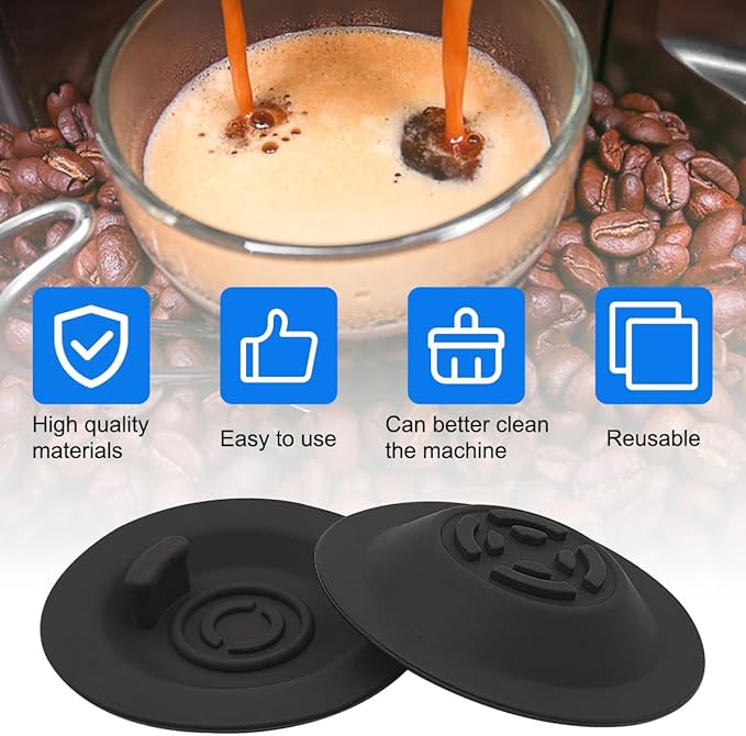2 Pack 54mm Espresso Cleaning Disc + 1 Coffee Grinder Cleaning Brush, Compatible With Select Breville Espresso Machines Backflush Disc