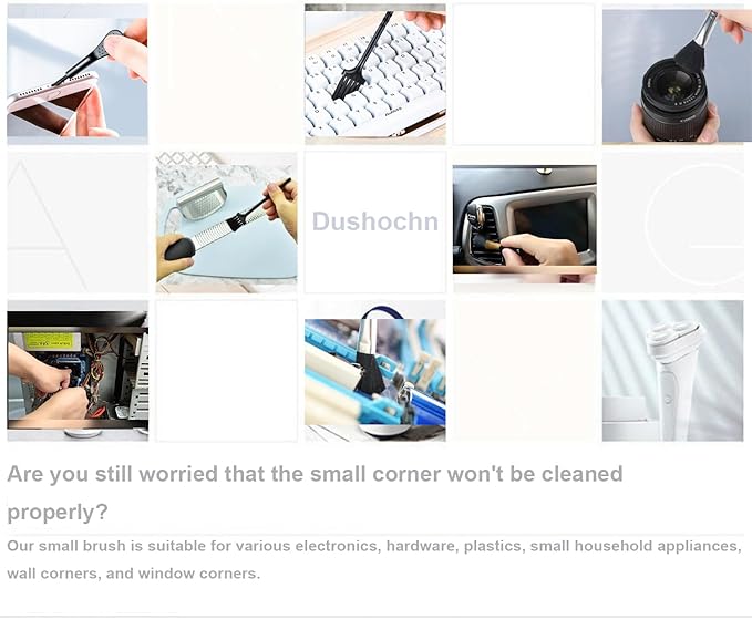 Keyboard Brush, Small Cleaning Brush, Portable Nylon Anti-Static Brush, Electronic Computer Keyboard and Laptop Cleaning Brush, Sewing Machine, Cleaning Brush Kit, 10Pcs