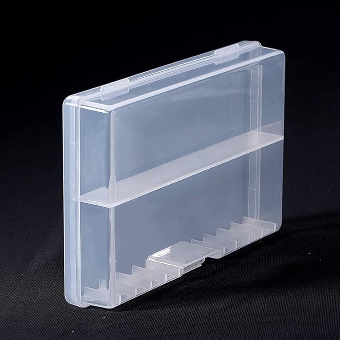 Fielect 48 x AA Battery Storage Case Holder Organizer Box Transparent