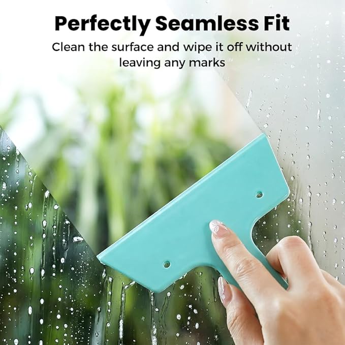 Kafia Magic Window Track Cleaner, Window Groove Cleaning Brush Tools Set, Hand-held Window Track Cleaner Brushes Tools Set for Window lides Gaps Tile Lines Shutter Car Vents (Blue 3PCS)