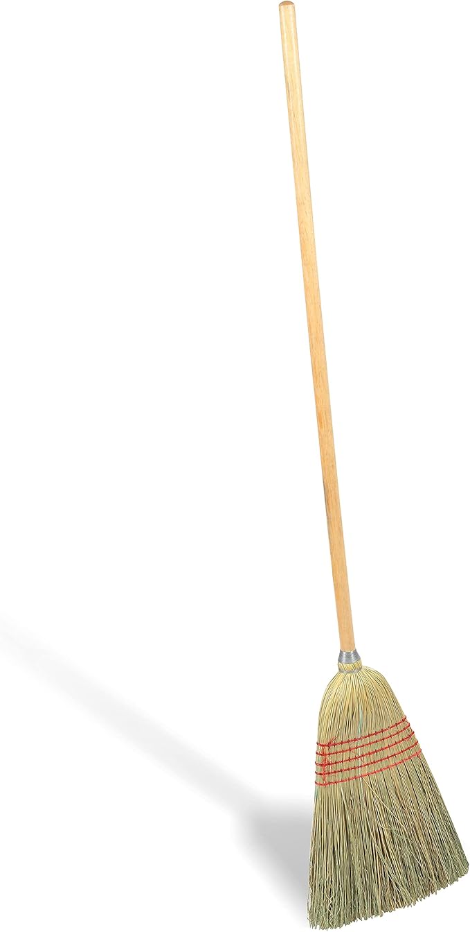 Professional 10" Standard Corn Broom, Natural