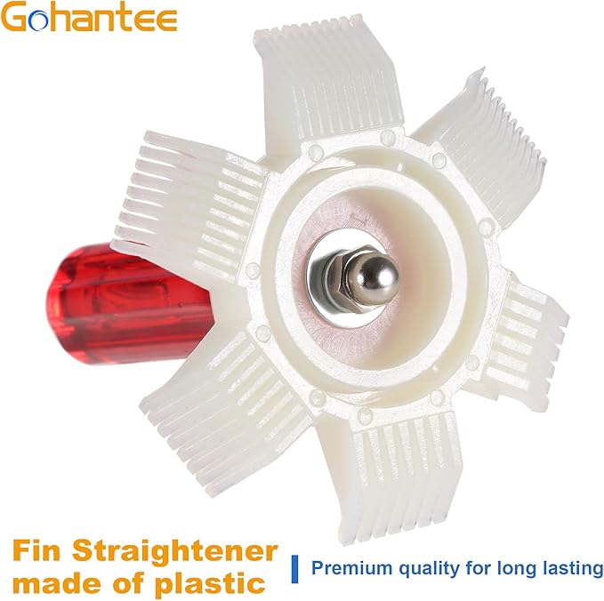 AC Fin Straightener Air Conditioner Fin Comb Radiator Condenser Cleaner Repair Tool Air Conditioning Brush Accessory for Cleaning Car Automotive Refrigeration Radiator Evaporator Pack of 2