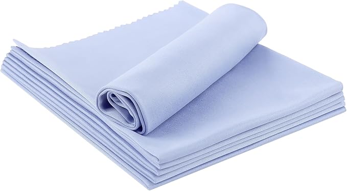 Record Cleaning Cloth, 6 Pack 12''x12'' Anti-Static Microfiber Towel by Gartopvoiz Lint-Free Cleaner for LP Record Vinyl, Glasses, TV Screen, Laptop