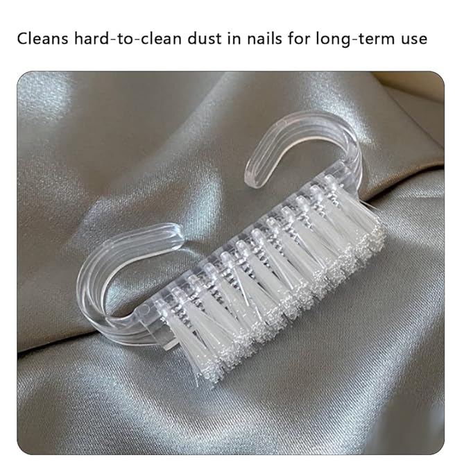 5 Pcs Handle Grip Nail Brush for Cleaning Fingernails, Nail Scrub Brush Fingernail Brush Nail Cleaning Brush with Soft Bristles for Toes and Nails Men Women (S)