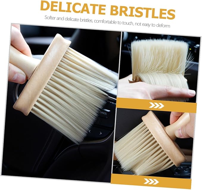 Car Air Vent Cleaning Brush 2pcs Set Soft Bristle Car Interior Duster for Auto Vent and Dashboard Detail Automotive Detailing Tool