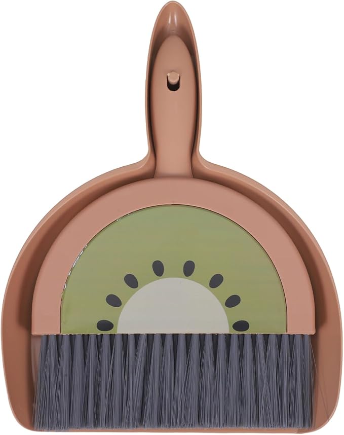 VOSAREA Mini Broom Set with Dustpan for Efficient Desk Cleaning Compact Handheld Brush for Home and Office Use