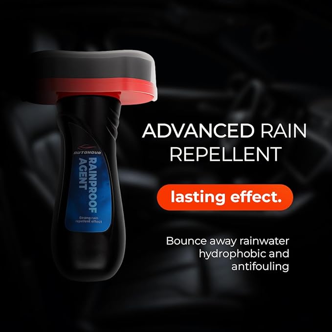 Automotive Oil Film Cleaning Brush for Car Windows, Windshield Oil Film Remover with Sponge Applicator and Microfiber Cloth for Effective Oil Film Removal and Enhanced Visibility During Daily Driving
