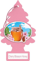 LITTLE TREES Car Air Freshener | Hanging Paper Tree for Home or Car | Cherry Blossom Honey | 6 Pack