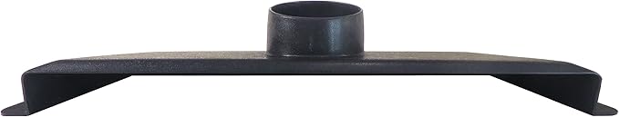 24" Wide x 7" Deep With 2" High Opening Floor Dust Sweep ABS Plastic with 4" OD Opening for Dust Collector Systems 73468