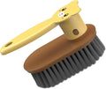 Little Bear Rotating Multi Functional Laundry Brush,Extended Bristle Cleaning Brush for Clothes, Carpet,Shoes, Etc(Yellow)