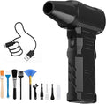 Compressed Air Duster-100000RPM Electric Air Duster for PC&Keyboard Cleaning，3-Speed Cordless Turbo Fan Rechargeable Reusable Compressed Air Blaster, Air Bed, Outdoors, Home.X3