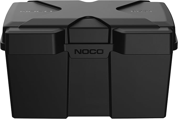 NOCO Snap-Top BG31 Battery Box, Group 24-31 12V Battery Box for Marine, Automotive, RV, Boat, Camper and Travel Trailer Batteries