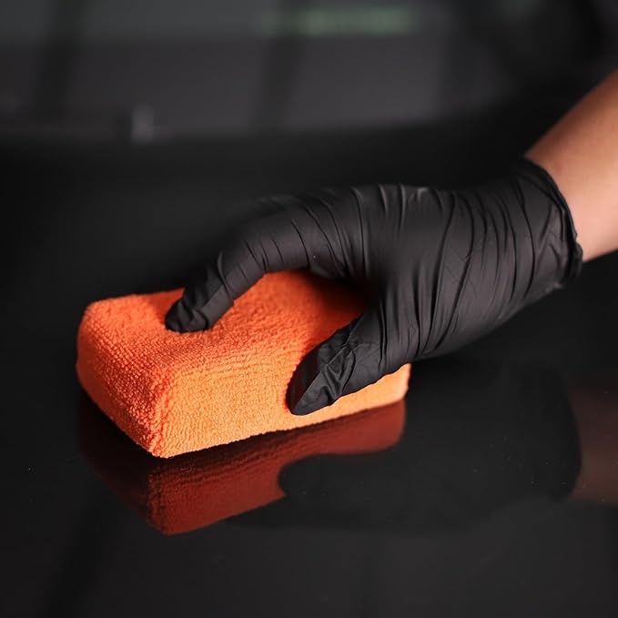 Microfiber Applicator Pad, SPTA Premium Microfiber Sponge and Cleaning Pads,Ultra-Soft, Safe for Sealants, Tire Dressings, Interior and Exterior Detailing, Car, Truck, SUV, RV, Motorcyle Care,10 Pack